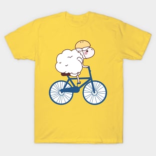 Cyclist Sheep Riding a Bike T-Shirt